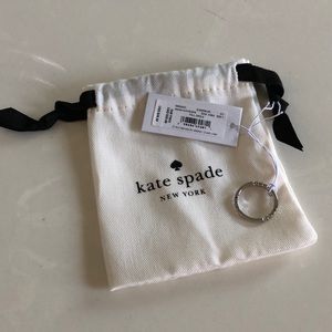 NWT Kate Spade Silver and Stone Ring (1pc)